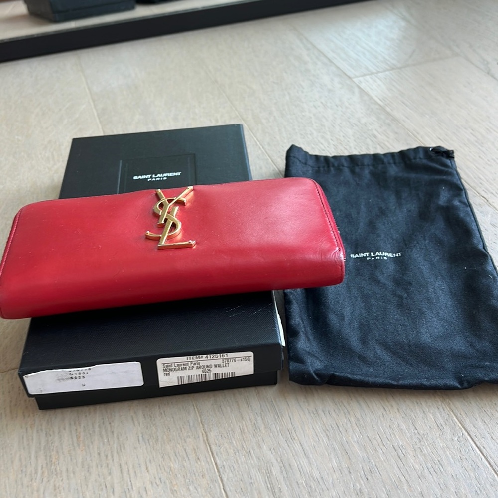 YSL long wallet